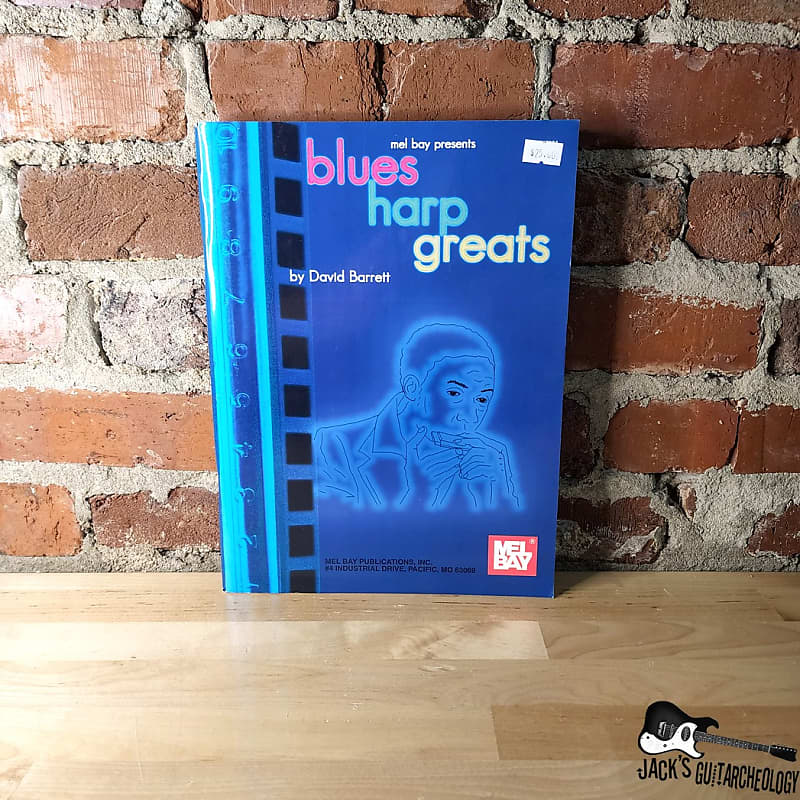 Mel Bay Blues Harp Greats By David Barrett Harmonica Music Book Reverb