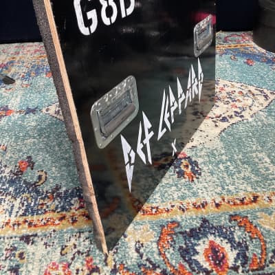 Def Leppard Logo, Tour Used Case Panel Wall Hanging "G8B" "Stage Right" (#9) image 4