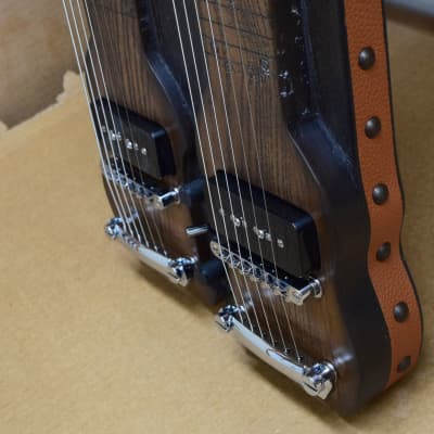 Double Neck - Console Style - Lap Steel Guitar - D / C6 Tuning - Satin Relic Finish - USA Made - Hand Crafted image 3
