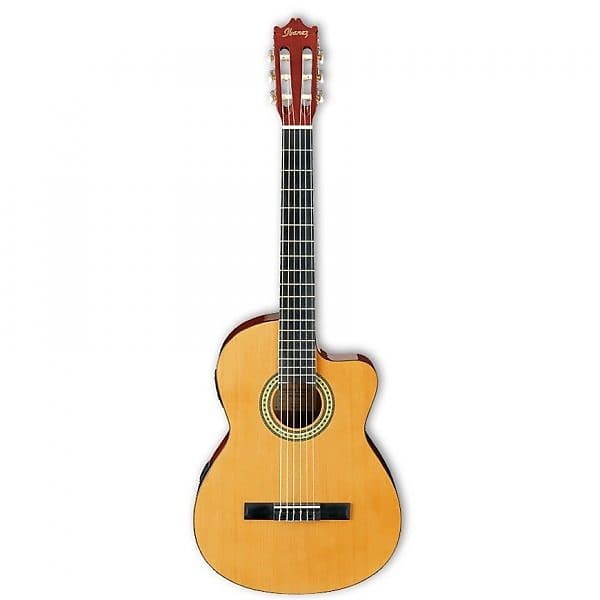 Ibanez GA3ECE-AM Solid Top Amber High Gloss Nylon String Guitar
