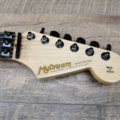 MyDream Partcaster Custom Built - Charcoal Frost Metallic - Floyd Rose - EMG 81-60 image 7