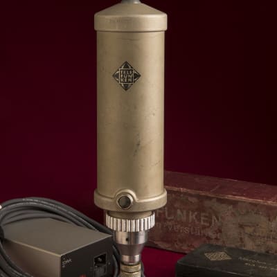 Restored Telefunken Ela MZ 028/1 (Neumann CMV3A) Bottle Microphone Circa 1935 image 2