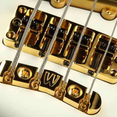 Warwick Custom Shop Masterbuilt Thumb Bass - Solid White High Polish image 22