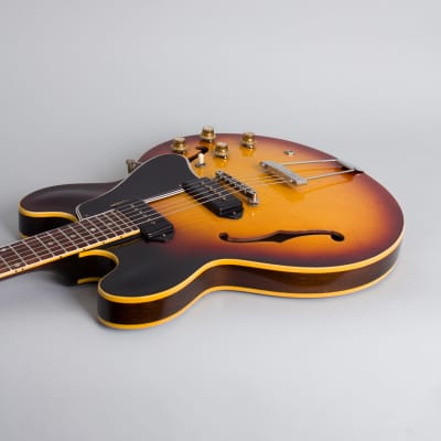 Gibson  ES-330TD Thinline Hollow Body Electric Guitar (1961), ser. #5534, molded plastic hard shell case. image 7