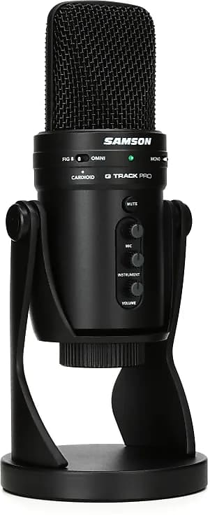 Samson G-Track USB Condenser Mic with Audio Interface 2010s - Silver image 1