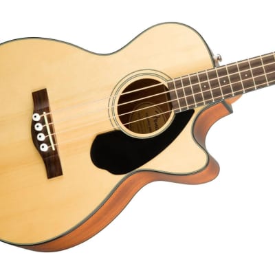 Fender CB-60SCE Concert Acoustic-Electric Bass Guitar (Natural) image 6