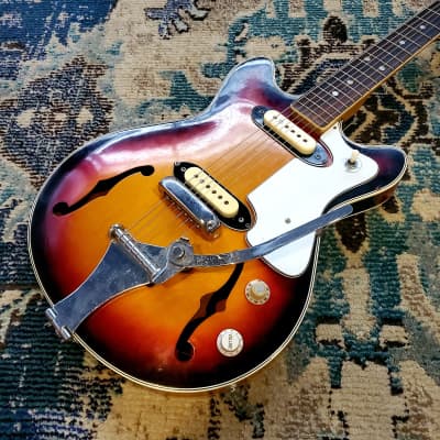 1967 Norma - Teisco Kawai-made Hollowbody Guitar w/ Trem image 2