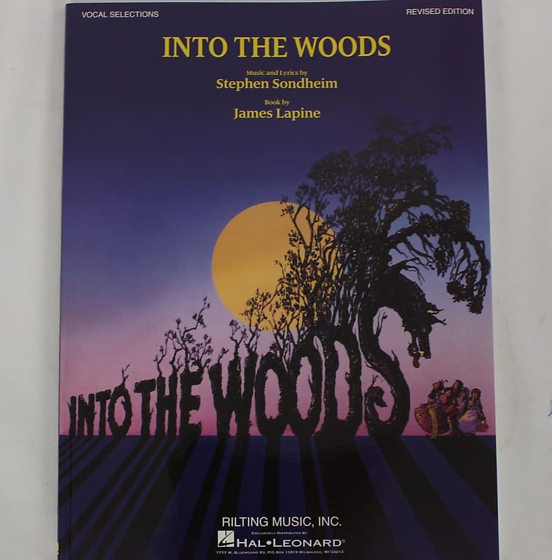 Into the Woods Revised Edition Sheet Music Piano Vocal Selections Book 000313442 image 1