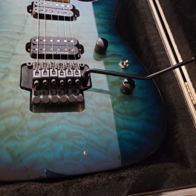 Jackson Dinky MIJ Japan Pro Fusion Neck With 1995 Ocean Burst Pro I Think, Seymour Duncan  JB and 59 image 5