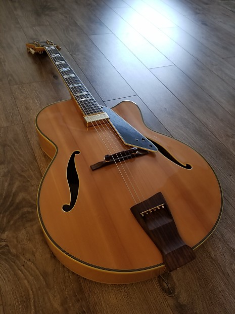 Peerless Monarch 17 Inch Natural Archtop Hollowbody Jazz