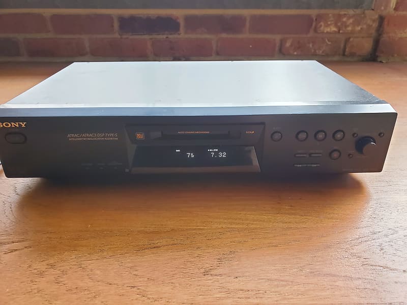 Sony MDSJE480 minidisc player recorder deck August 2004 Reverb