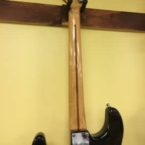 1989 Fender Stratocaster Plus Electric Guitar Black Strat Gold Lace Sensor image 15