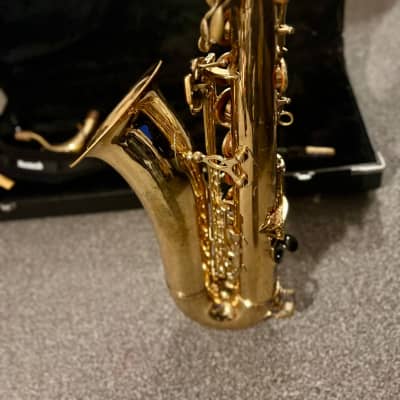 Jupiter Jupiter JTS 78ĺ9 -787 Tenor Saxophone Saxophone 2010-2020 - clear lacquer finish on its solid brass image 6