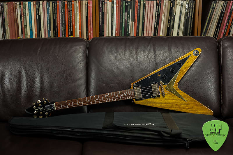 Bacchus Flying V BFV-MG 2014 Mango Wood Natural -VIDEO- | Reverb