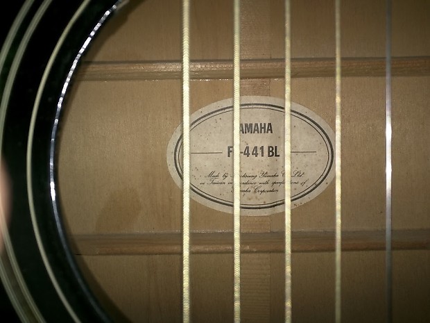 Yamaha FG-441 BL Acoustic Guitar (used) | Reverb