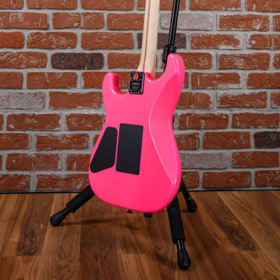 Charvel USA Custom Shop San Dimas Namm Edition #606 Master Built by “Red” Dave Nichols Neon Pearl Pink 2025 w/OHSC (B-stock) image 8