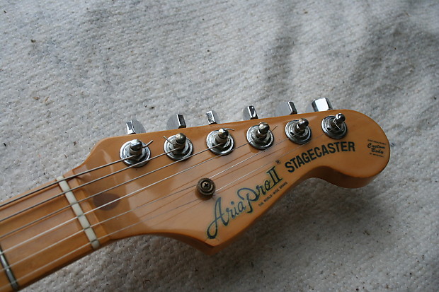 Aria Pro II Stratocaster Stagecaster 1977 Natural Ash