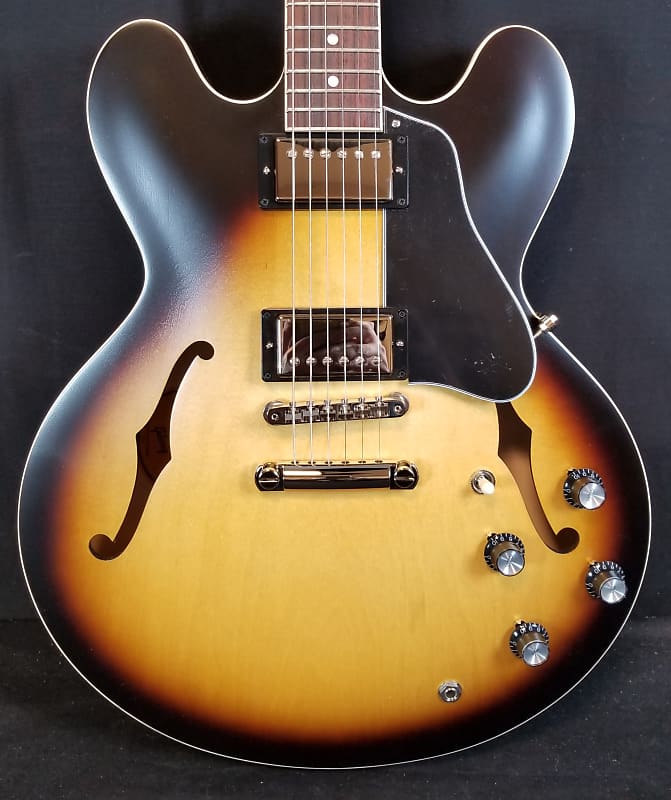 Gibson ES-335 Semi-Hollow Electric Guitar, Satin Vintage Burst, w/HSC 2024 image 1
