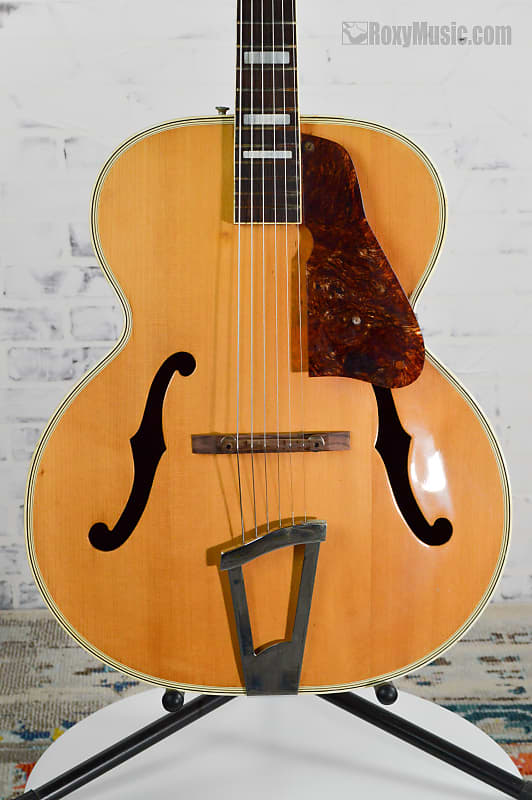 Vintage 1940's Vega C-76 Archtop Guitar Natural w/Case image 1