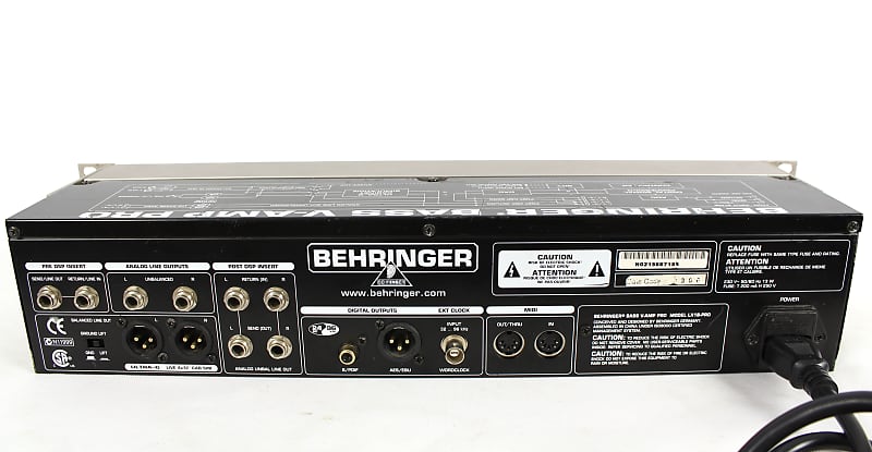 廃盤品 中古 BEHRINGER BASS V-AMP PRO ベリンガー Behringer Bass V-Amp Pro - Rack Mount Modeling BASS V-AMP PRO