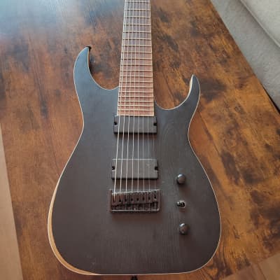 Blackmachine replica 8 strings guitar- Black stealth | Reverb