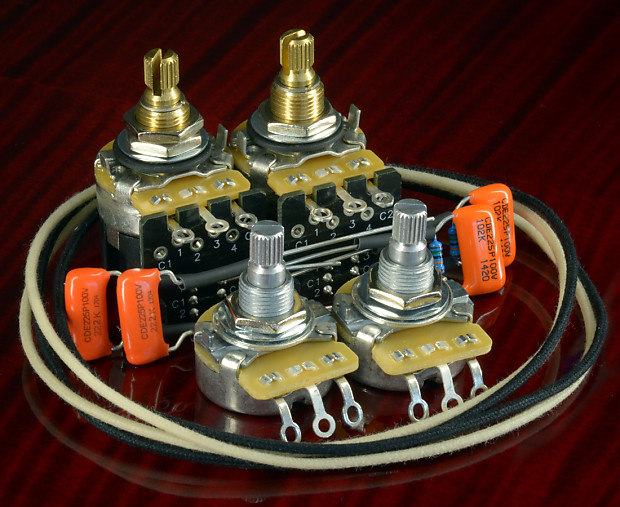 PRS SE 245 Essentials Split Coil Wiring Kit | CTS, Orange Drop, Treble Bleed Circuit image 1