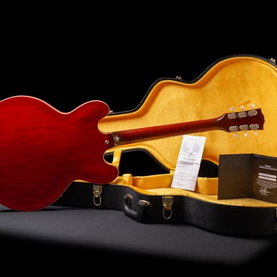 Gibson ES 330 Custom Shop M2M  Left Hand 2018 - Cherry image 4