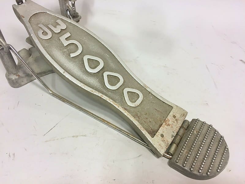 DW 5000 Bass Drum Pedal Original Vintage 80s Silver | Reverb