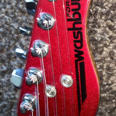 Vintage 1980’s Washburn Force 30 Tele  electric made in japan 1983 Red image 4