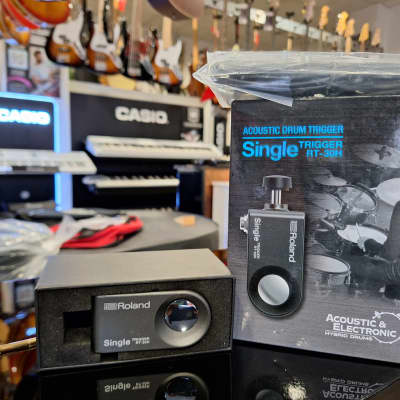 Roland RT-30H Single Acoustic Drum Trigger 2010s - Black image 1