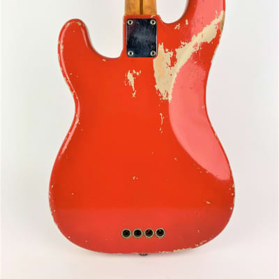 Fender Precision Bass 1955 Custom Red imagen 3