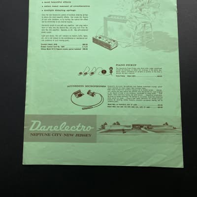 1963 Danelectro Catalog Brochure Case Candy Memorabilia image 2