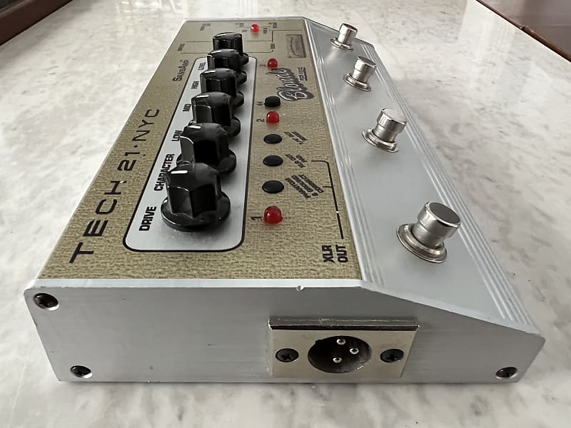 ギター Tech21 sansamp Blonde USED Tech 21 SansAmp Character Blonde Distortion Guitar Effect