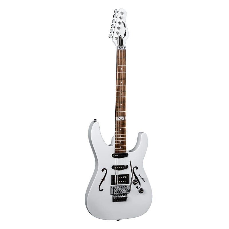 Semi hollow body guitar with floyd rose sales