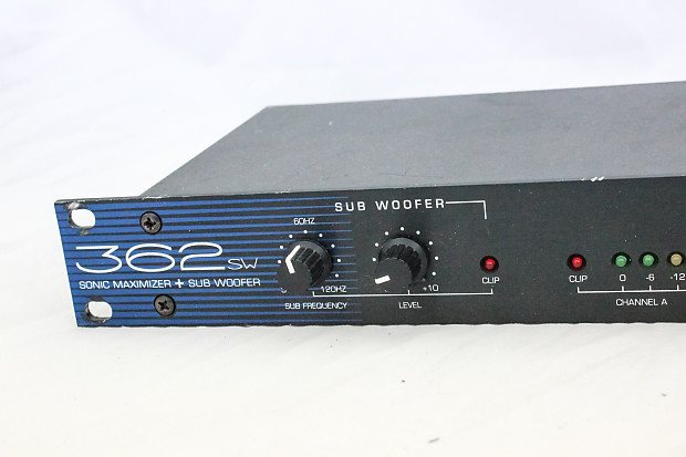 BBE-362SW Sonic Maximizer / Subwoofer control /Signal Processor