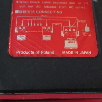 Boss PSM-5 Power Supply and Master Switch W/ Visual sound Power Supply Used image 9