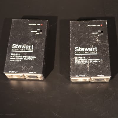 Stewart BPS-1 Battery Powered Phantom Power  90's? grey for sale