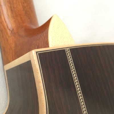 Asturias Solo Herringbone - 000 with cutaway. Handmade acoustic guitar from Japan, doblen case. image 13