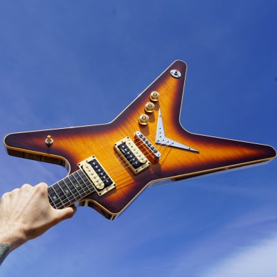Dean USA Time Capsule ML - Trans Brazilia 6-String Electric Guitar w/ Hard Case (2023) image 1