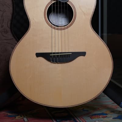 Hsienmo Crossover Classic Acoustic Nylon German Spruce Top + Indian Rosewood B&S Full Solid with hardcase image 2