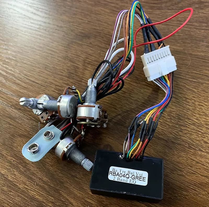 MEC Bass Pickups Prewired Wiring Harness Kit image 1