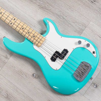 G&L USA Fullerton Deluxe SB-1 Bass, Maple Fretboard, Turquoise for sale