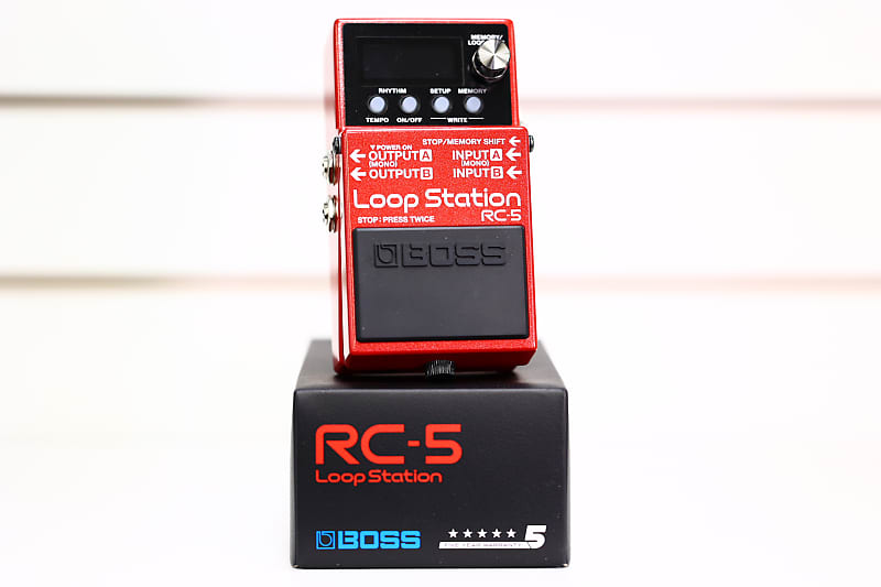 Boss RC-5 Loop Station 2023 - Red
