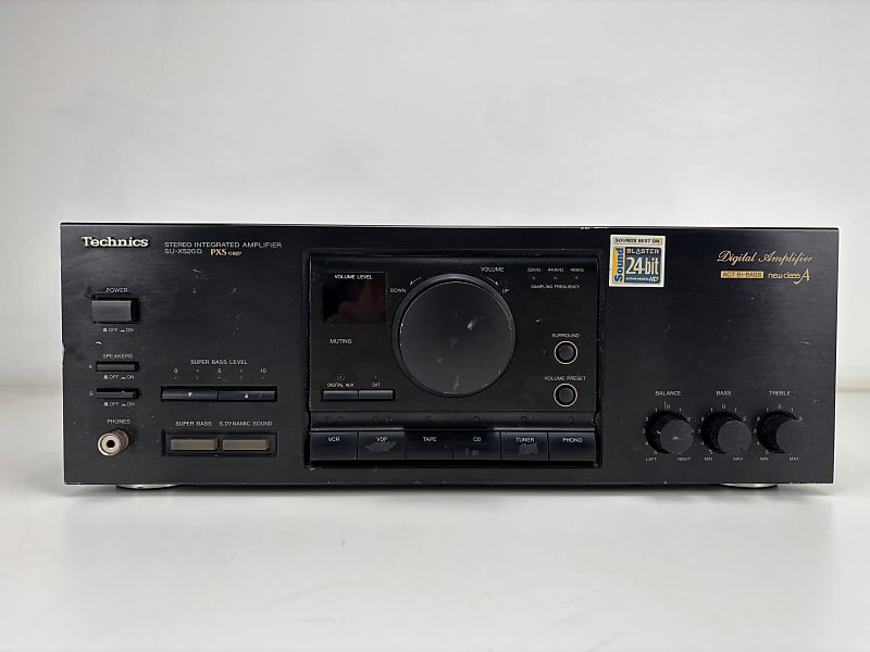 Technics SU - X520D Stereo Integrated Amplifier - For parts or not working  			