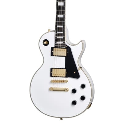 Epiphone Inspired by Gibson Custom Les Paul Custom, Alpine White for sale