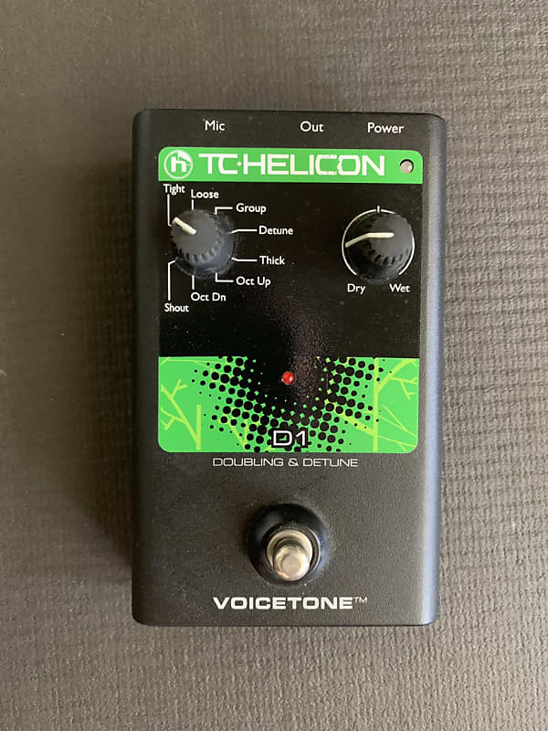 TC Helicon VoiceTone D1 Doubling & Detune Vocal Effect Pedal | Reverb