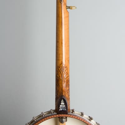 Fairbanks  Whyte Laydie # 7 5 String Banjo (1907), ser. #24019, original black hard shell case. image 9
