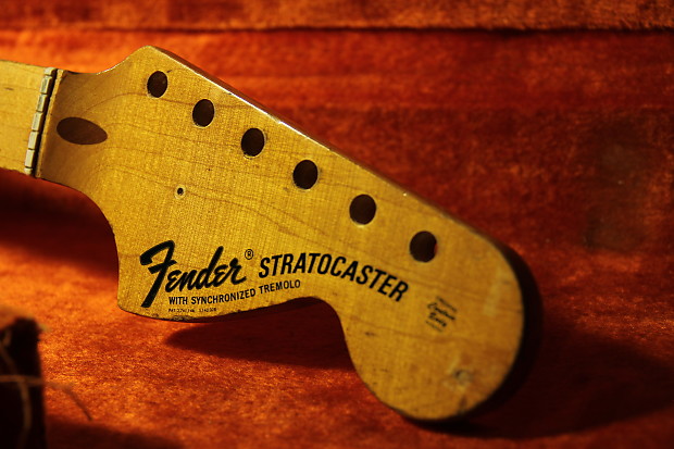 Fender Stratocaster 1971 neck 4-bolt One-Piece Maple imagen 1