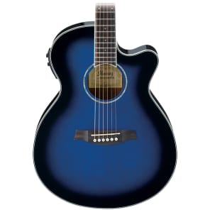 Ibanez AEG10IITBS AE Series Acoustic-Electric Guitar Blue Sunburst