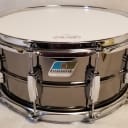 Ludwig Factory 'B' Stock 6.5"x14" Black Beauty Snare Drum Smooth Brass Shell, Imperial Lugs